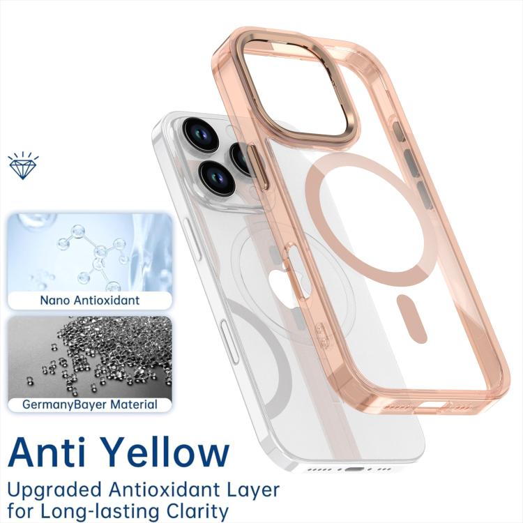 For iPhone 16 Pro MagSafe Magnetic Clear Phone Case