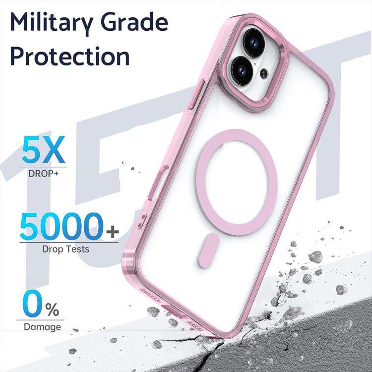 For iPhone 16 Plus MagSafe Magnetic Clear Phone Case