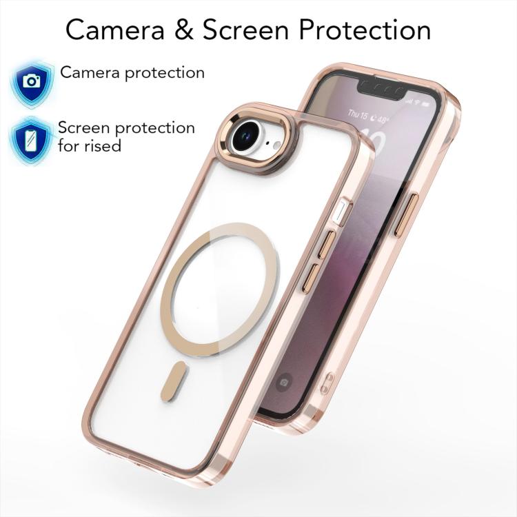 For iPhone 17e / 16e MagSafe Magnetic Clear Phone Case