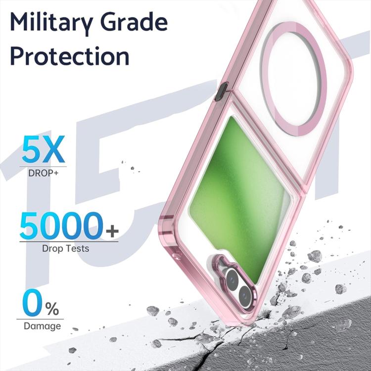 For Samsung Galaxy Z Flip5 MagSafe Magnetic Clear Phone Case