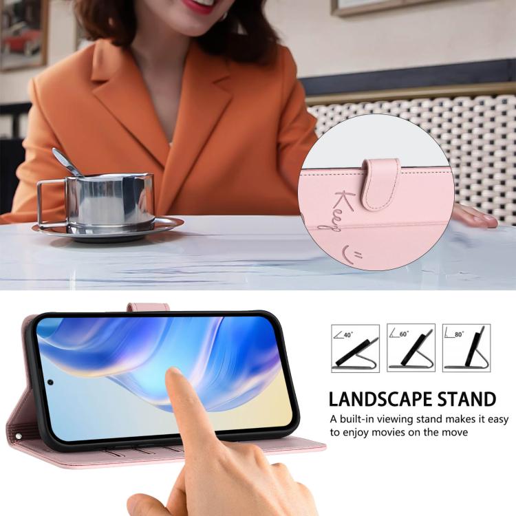 For Realme P4 5G Smile Embossing RFID Leather Phone Case