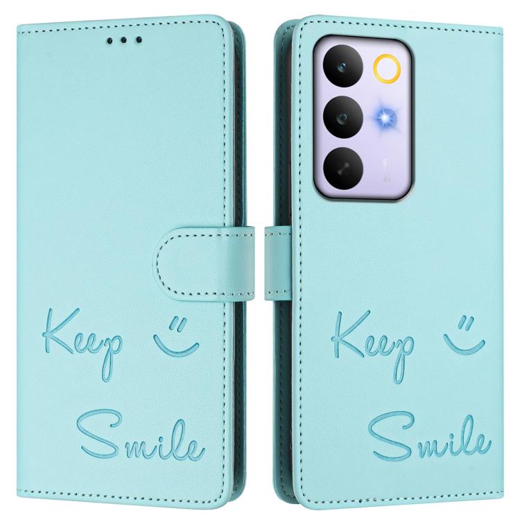 For Realme C85 5G / 15x 5G India Smile Embossing RFID Leather Phone Case