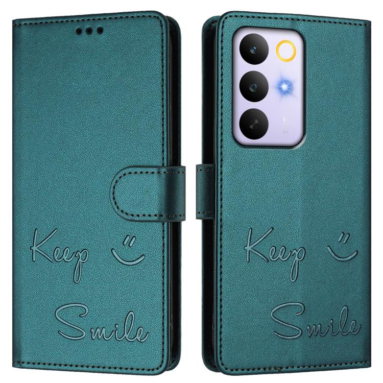 For Realme C85 5G / 15x 5G India Smile Embossing RFID Leather Phone Case