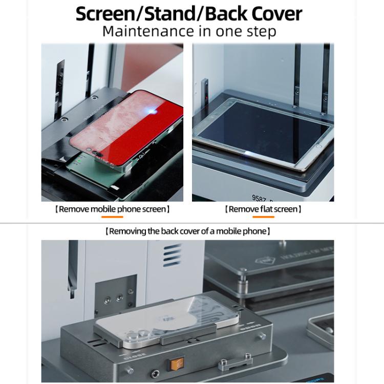 TBK 958Z 5W Purple Light LCD Screen Frame Removal Laser Machine, Plug:EU Plug