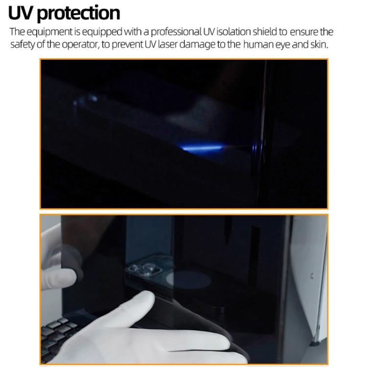 TBK 958Z 5W Purple Light LCD Screen Frame Removal Laser Machine, Plug:UK Plug