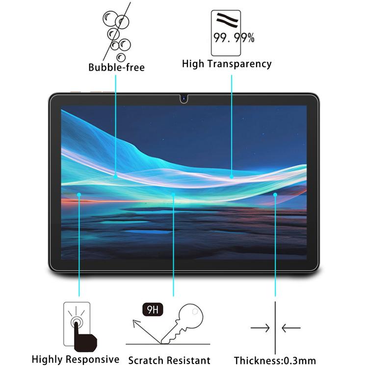 For Callsky Ctab 10.1 9H 0.3mm Explosion-proof Tempered Glass Film