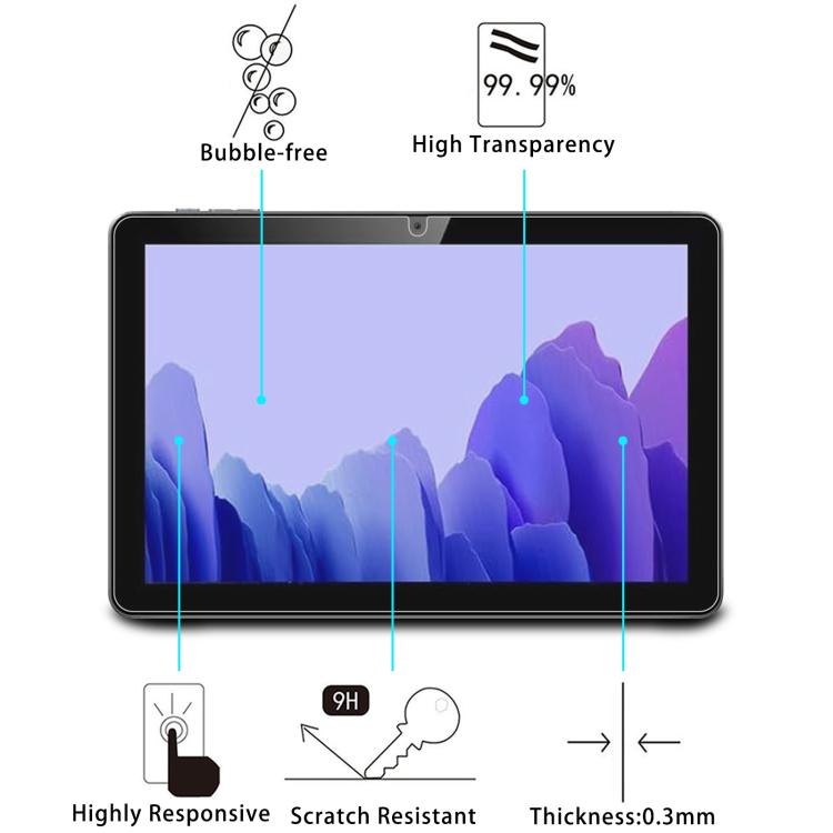 For Ecopad THTH-K12C 10.1 25pcs 9H 0.3mm Explosion-proof Tempered Glass Film