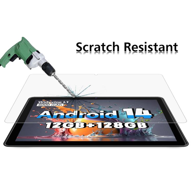 For Hasskya K50 10.1 inch 2pcs 9H 0.3mm Explosion-proof Tempered Glass Film