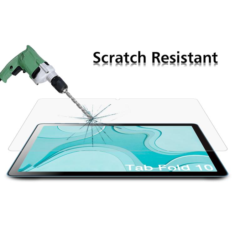 For Logicom Tablet Fold 10 10.1 2pcs 9H 0.3mm Explosion-proof Tempered Glass Film