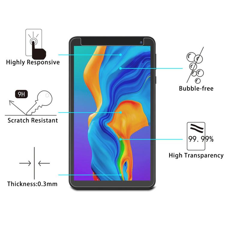 For Kurio Gulli Connect 4 7 inch 25pcs 9H 0.3mm Explosion-proof Tempered Glass Film
