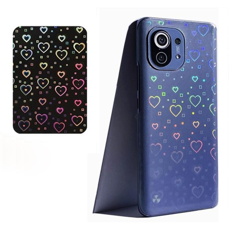 For iPhone 13 Pro Max Colorful Transparent Sticker Phone Back Film