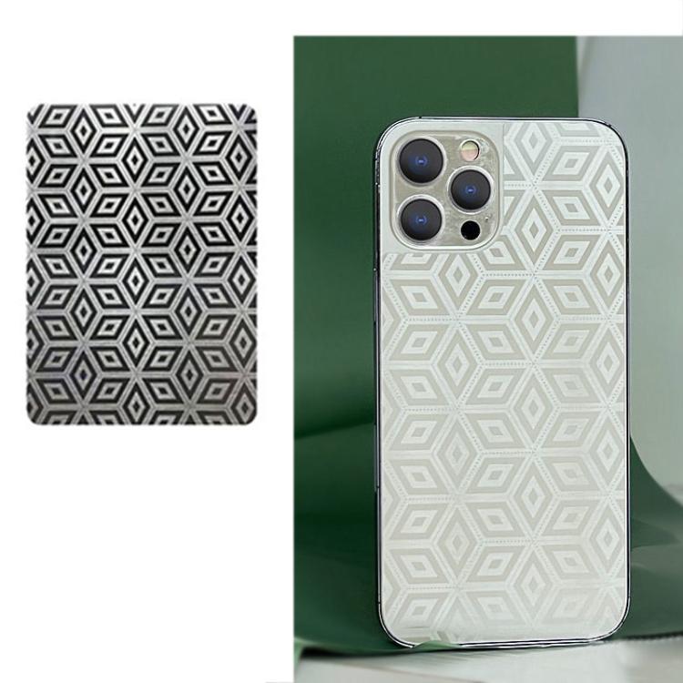 For iPhone 13 Pro Colorful Transparent Sticker Phone Back Film