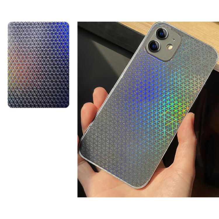 For iPhone 12 Colorful Transparent Sticker Phone Back Film