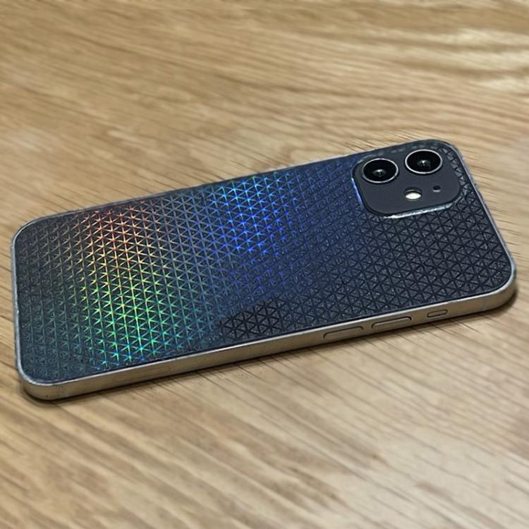 For iPhone 11 Pro Max Colorful Transparent Sticker Phone Back Film