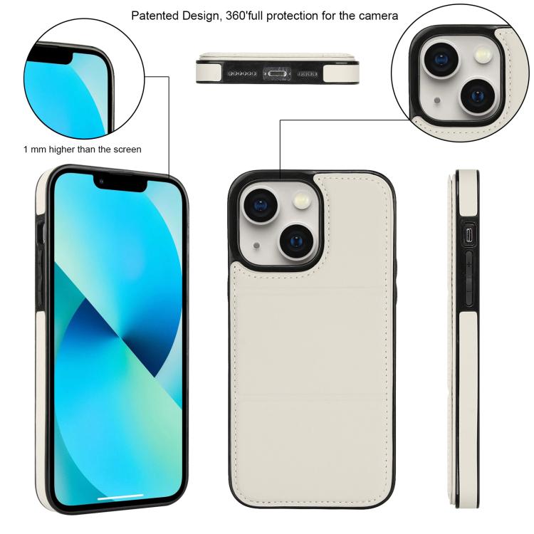 For iPhone 14 Tri-fold Holder Leather Phone Case with Card Slot