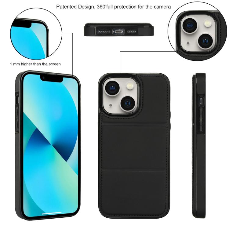 For iPhone 13 Tri-fold Holder Leather Phone Case with Card Slot