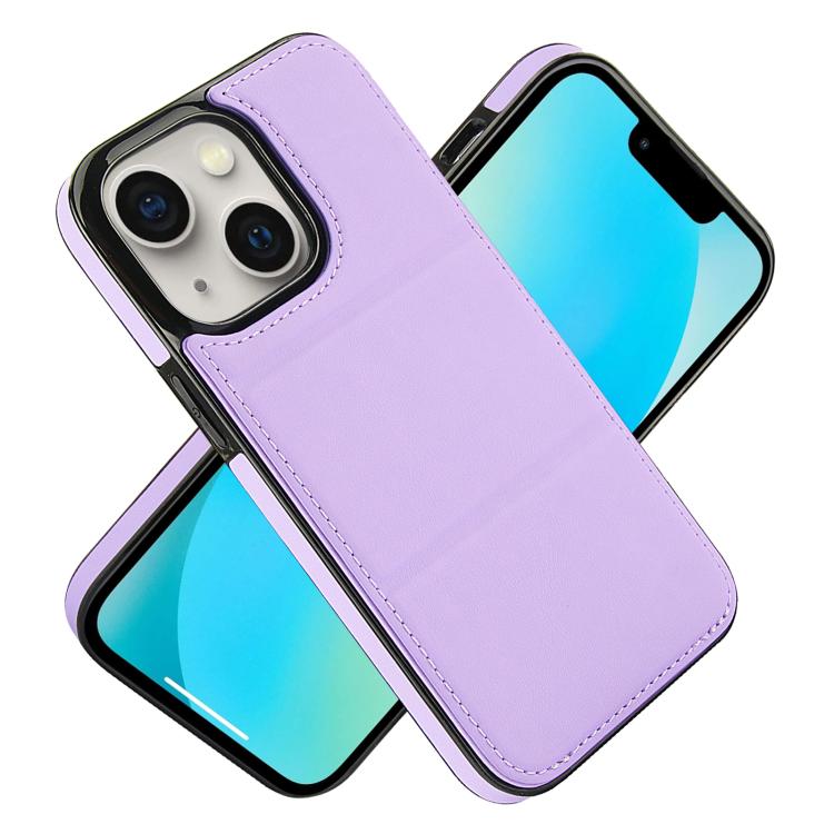 For iPhone 13 mini Tri-fold Holder Leather Phone Case with Card Slot