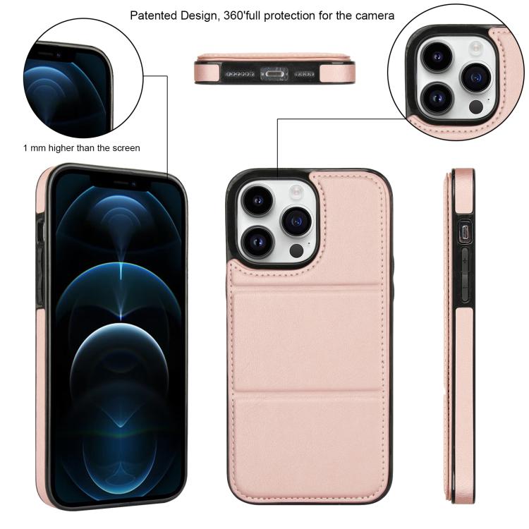For iPhone 12 Pro Max Tri-fold Holder Leather Phone Case with Card Slot