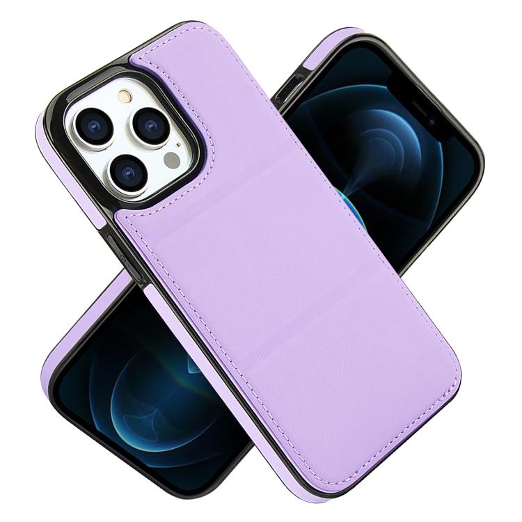 For iPhone 12 Pro Max Tri-fold Holder Leather Phone Case with Card Slot