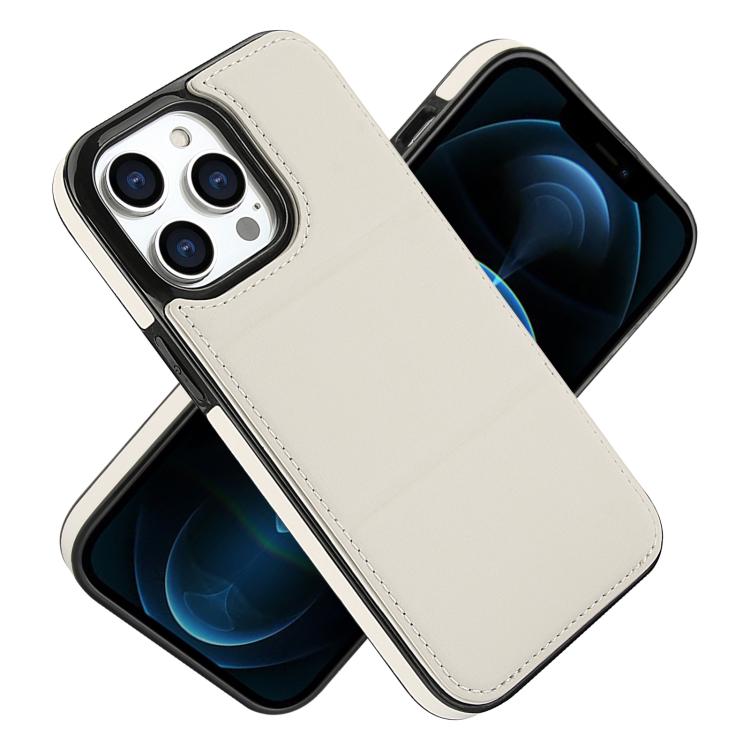 For iPhone 12 Pro Tri-fold Holder Leather Phone Case with Card Slot