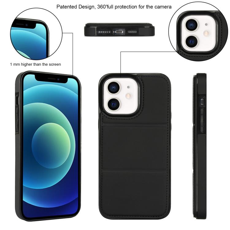 For iPhone 12 mini Tri-fold Holder Leather Phone Case with Card Slot