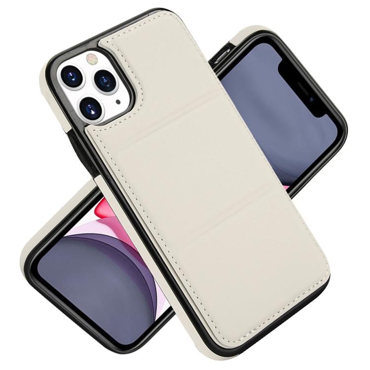 For iPhone 11 Pro Tri-fold Holder Leather Phone Case with Card Slot