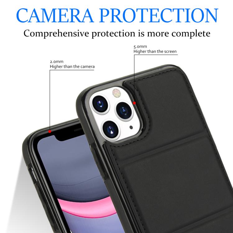 For iPhone 11 Pro Tri-fold Holder Leather Phone Case with Card Slot
