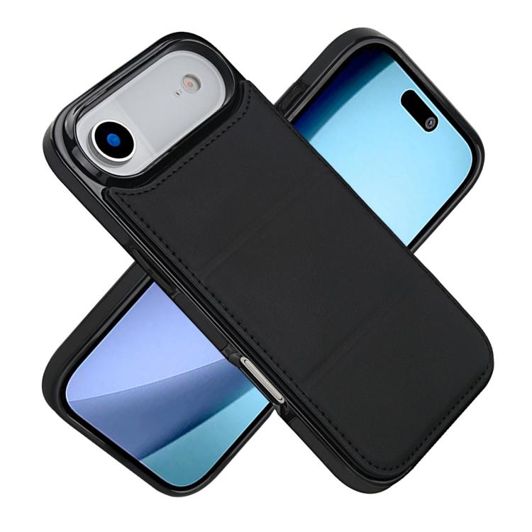For iPhone Air Tri-fold Holder Leather Phone Case with Card Slot