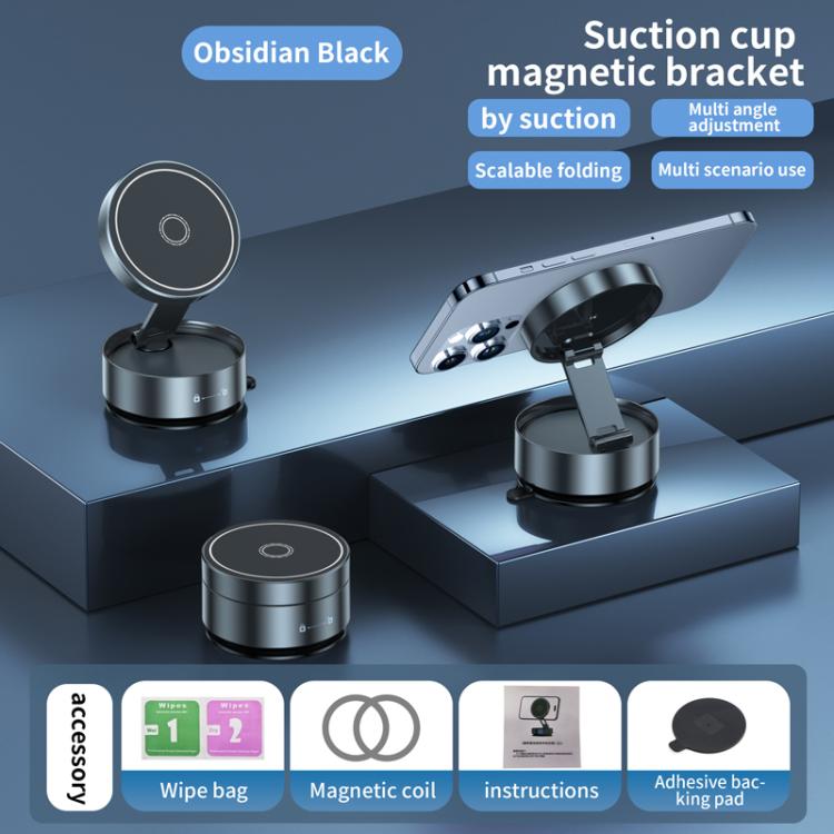 Q12 Foldable Vacuum MagSafe Magnetic Suction Cup Phone Holder
