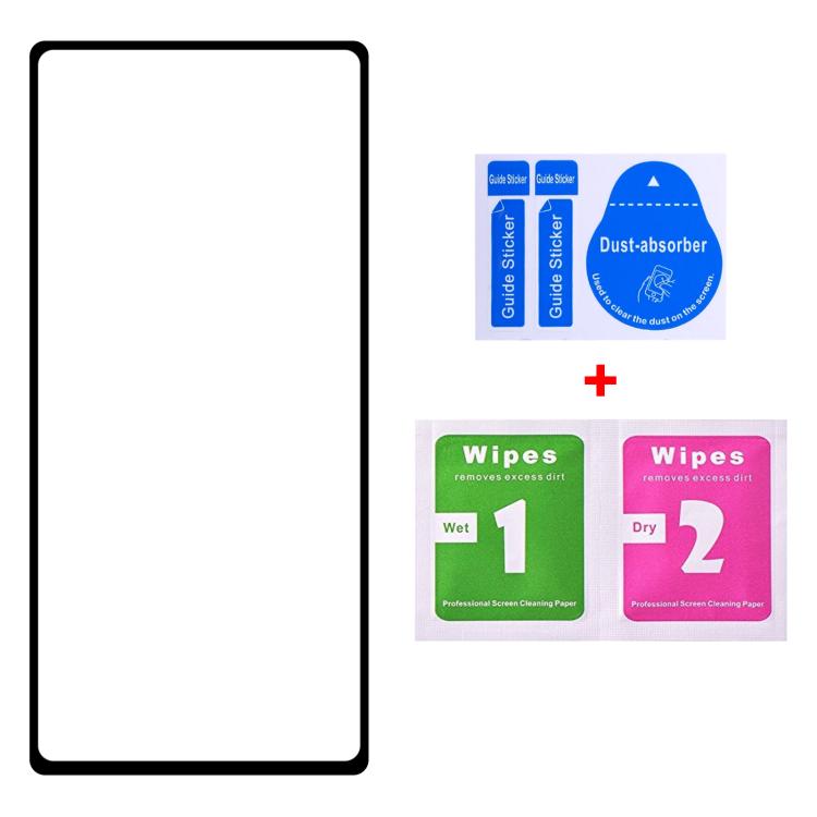 For Google Pixel 7a Silk Printing High Aluminum Full Screen Tempered Glass Film