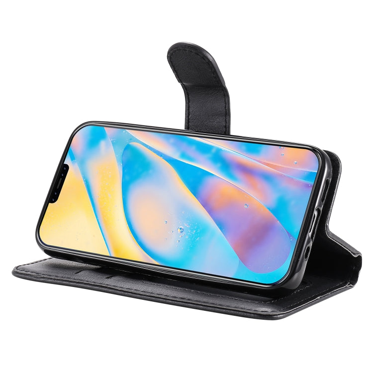 For iPhone 12 mini 2 in 1 Solid Color Detachable PU Leather Case with Card Slots & Magnetic Holder & Photo Frame & Wallet & Strap