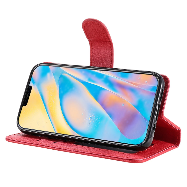 For iPhone 12 mini 2 in 1 Solid Color Detachable PU Leather Case with Card Slots & Magnetic Holder & Photo Frame & Wallet & Strap