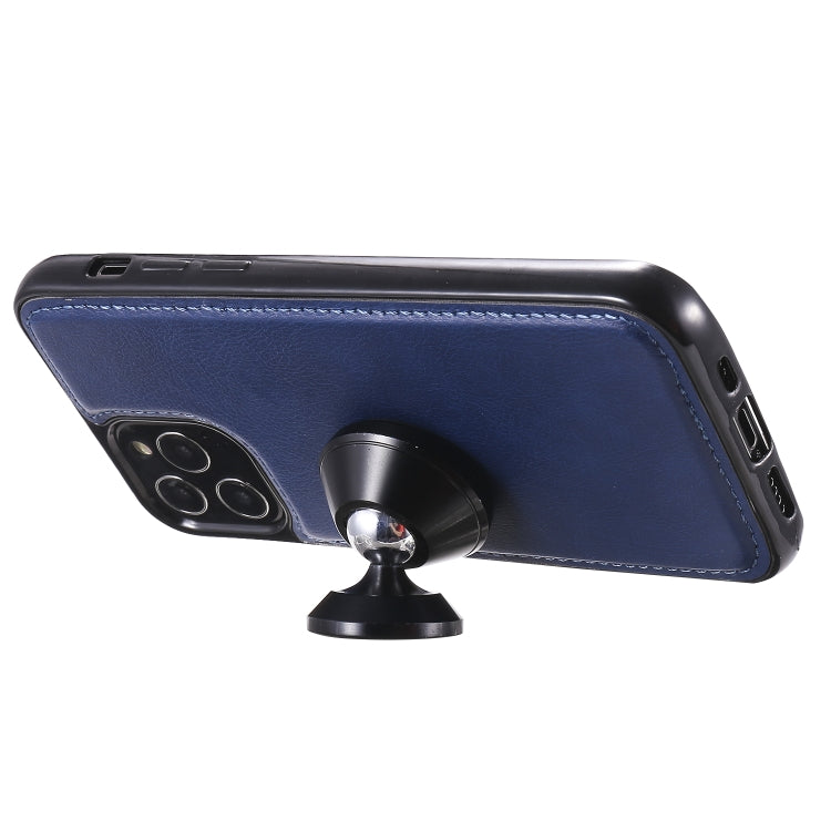 For iPhone 12 / 12 Pro 2 in 1 Solid Color Detachable PU Leather Case with Card Slots & Magnetic Holder & Photo Frame & Wallet & Strap