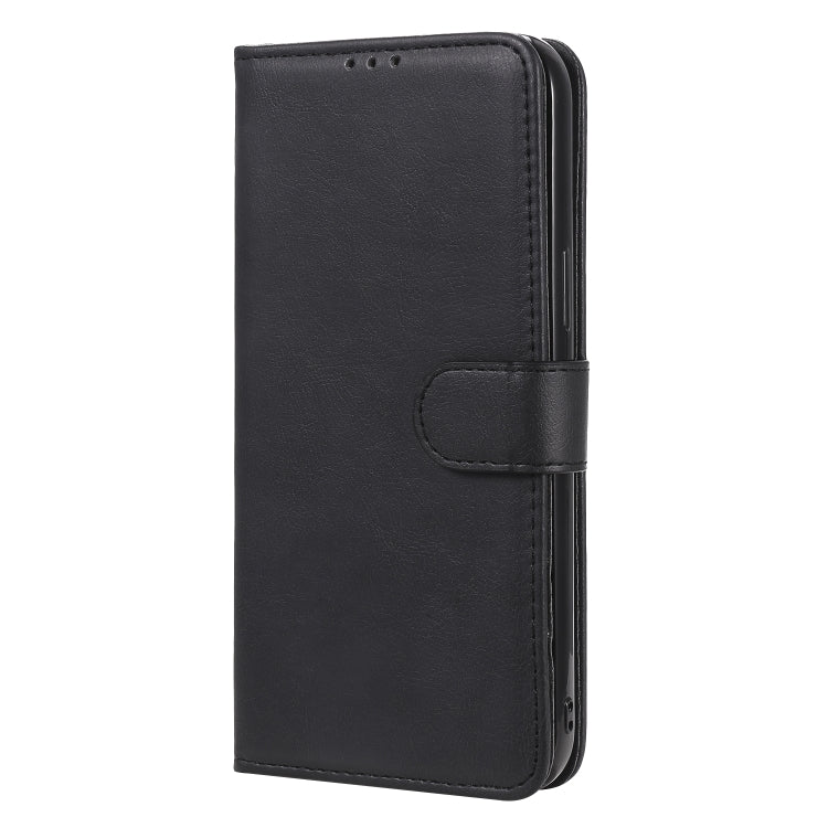 For iPhone 12 Pro Max 2 in 1 Solid Color Detachable PU Leather Case with Card Slots & Magnetic Holder & Photo Frame & Wallet & Strap