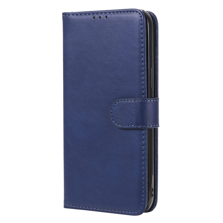 For iPhone 12 Pro Max 2 in 1 Solid Color Detachable PU Leather Case with Card Slots & Magnetic Holder & Photo Frame & Wallet & Strap