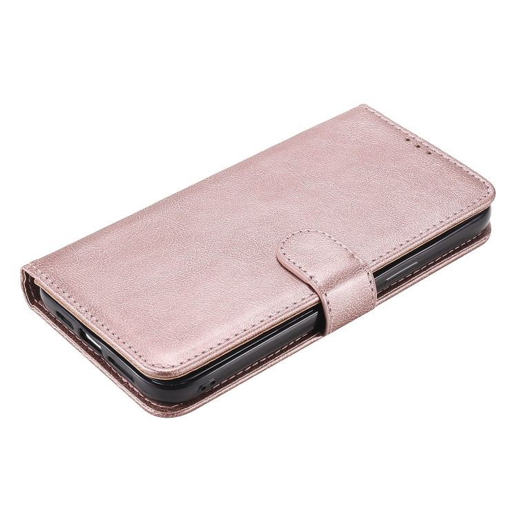 For iPhone 12 Pro Max 2 in 1 Solid Color Detachable PU Leather Case with Card Slots & Magnetic Holder & Photo Frame & Wallet & Strap