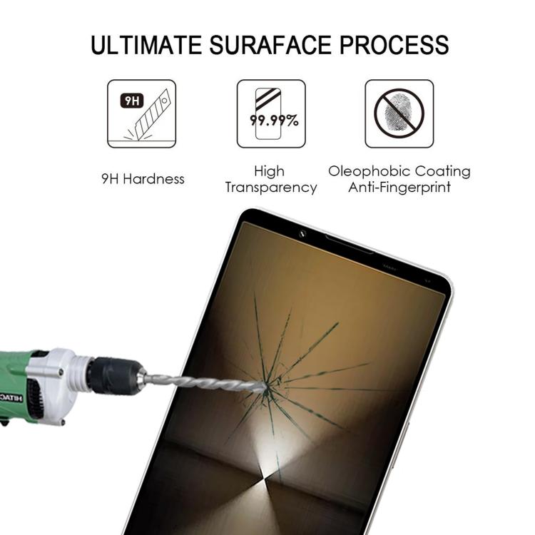 For Sony Xperia 1 IV 25pcs Silk Printing High Aluminum Full Screen Tempered Glass Film