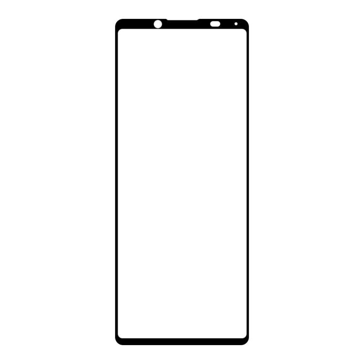 For Sony Xperia 5 II 25pcs Silk Printing High Aluminum Full Screen Tempered Glass Film