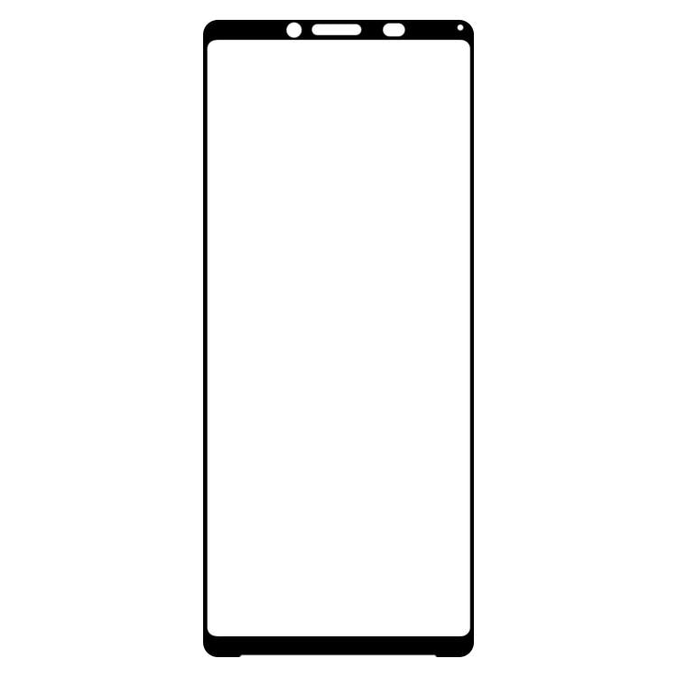 For Sony Xperia 10 II 25pcs Silk Printing High Aluminum Full Screen Tempered Glass Film