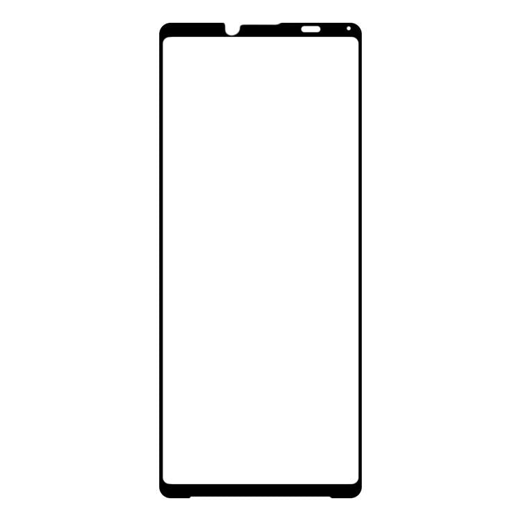For Sony Xperia 10 III 25pcs Silk Printing High Aluminum Full Screen Tempered Glass Film