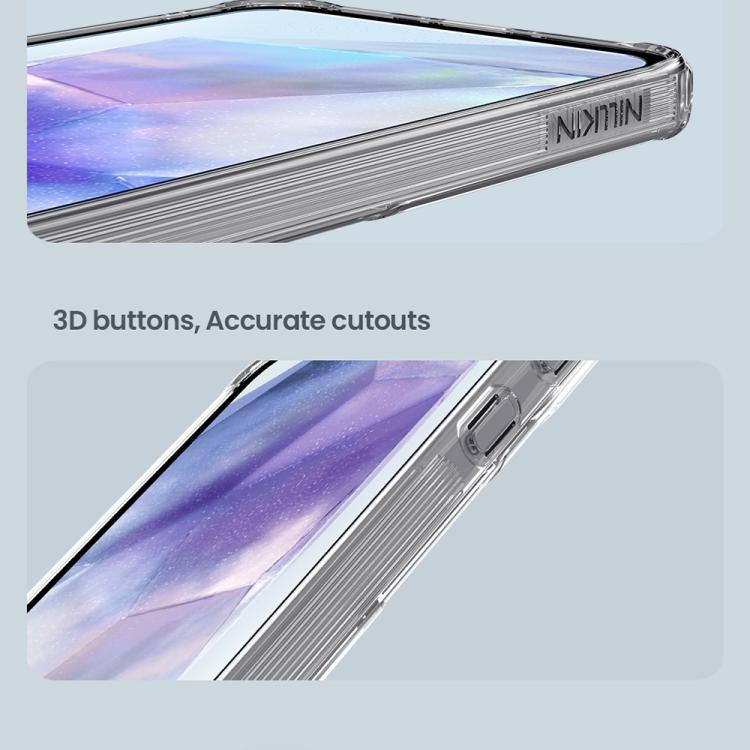 For Samsung Galaxy A56 5G NILLKIN PC + TPU Phone Case - Transparent