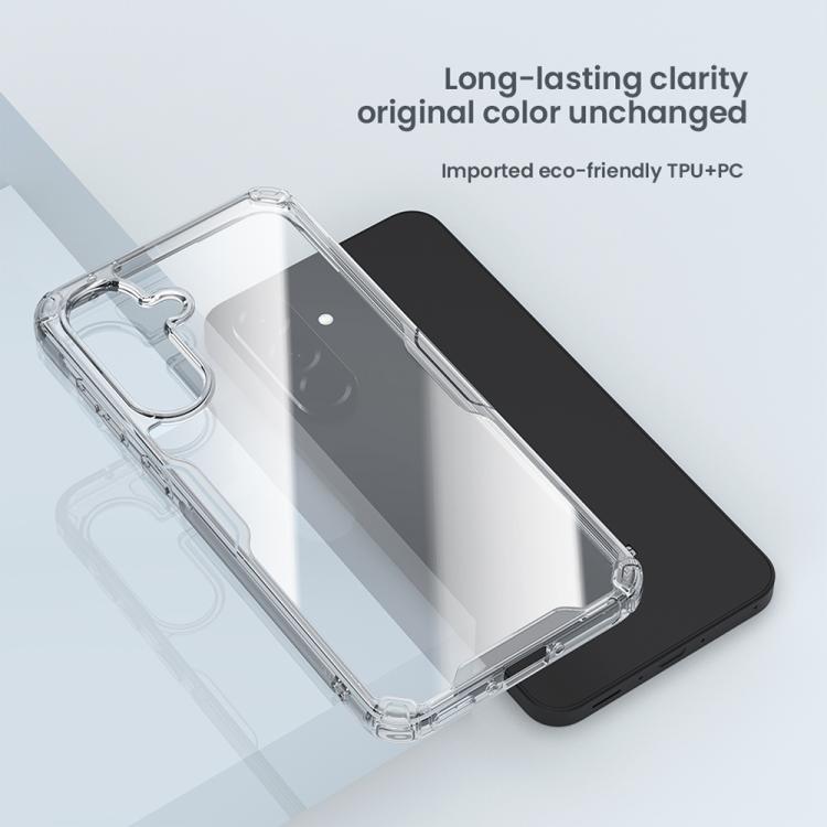 For Samsung Galaxy A56 5G NILLKIN PC + TPU Phone Case - Transparent