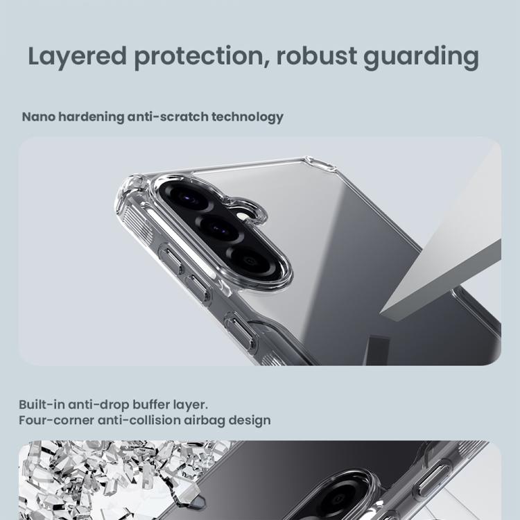 For Samsung Galaxy A56 5G NILLKIN PC + TPU Phone Case - Transparent