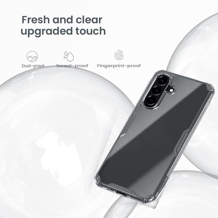 For Samsung Galaxy A56 5G NILLKIN PC + TPU Phone Case - Transparent