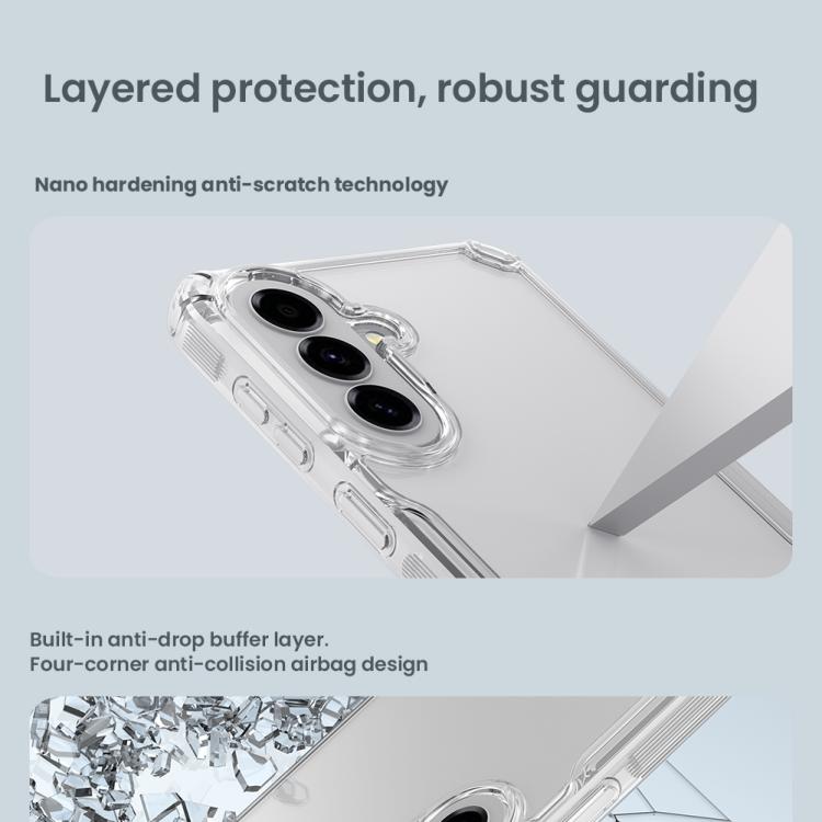 For Samsung Galaxy A57 5G NILLKIN PC + TPU Phone Case - Transparent