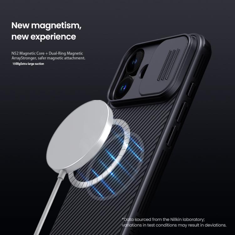 For iPhone 17 NILLKIN CamShield Pro Magnetic PC Phone Case - Black