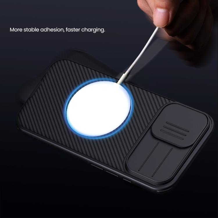 For iPhone 17 NILLKIN CamShield Pro Magnetic PC Phone Case - Black