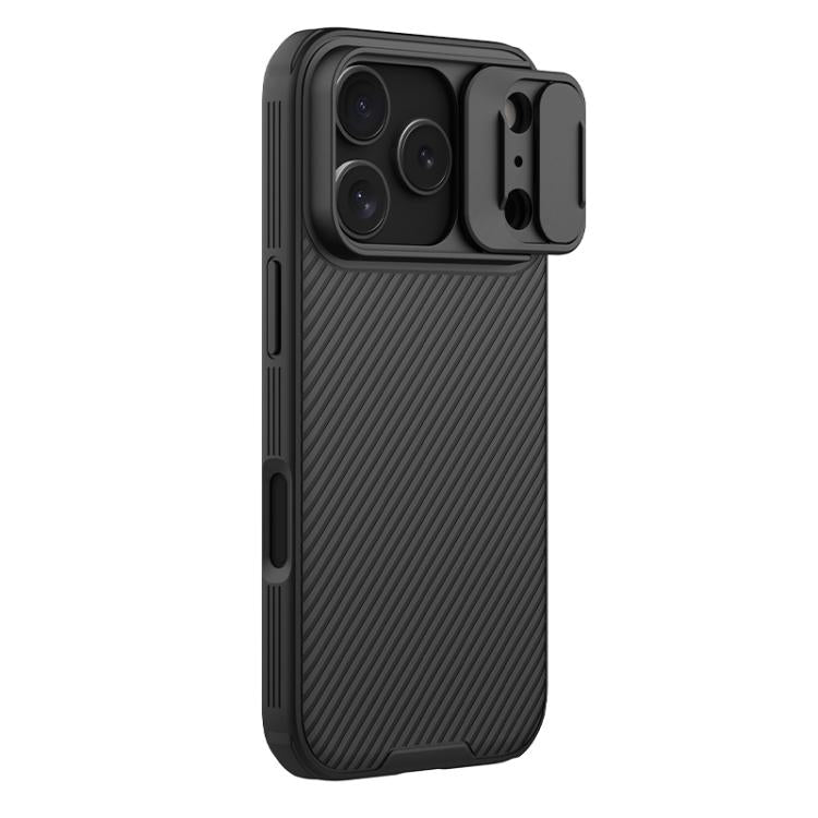 For iPhone 17 Pro NILLKIN CamShield Pro Magnetic PC Phone Case - Black