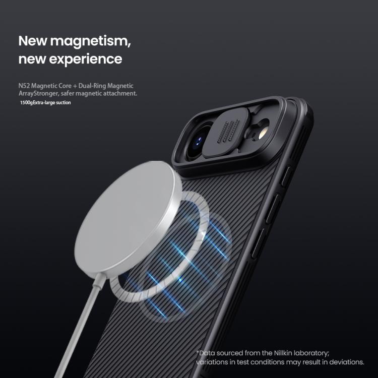 For iPhone Air NILLKIN CamShield Pro Magnetic PC Phone Case - Black