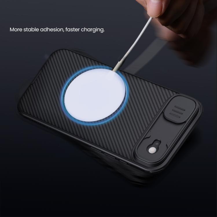 For iPhone Air NILLKIN CamShield Pro Magnetic PC Phone Case - Black